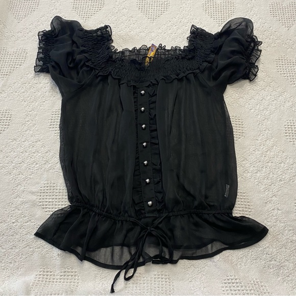 Kouture by Kimora Sheer Blouse (M) - Picture 1 of 6